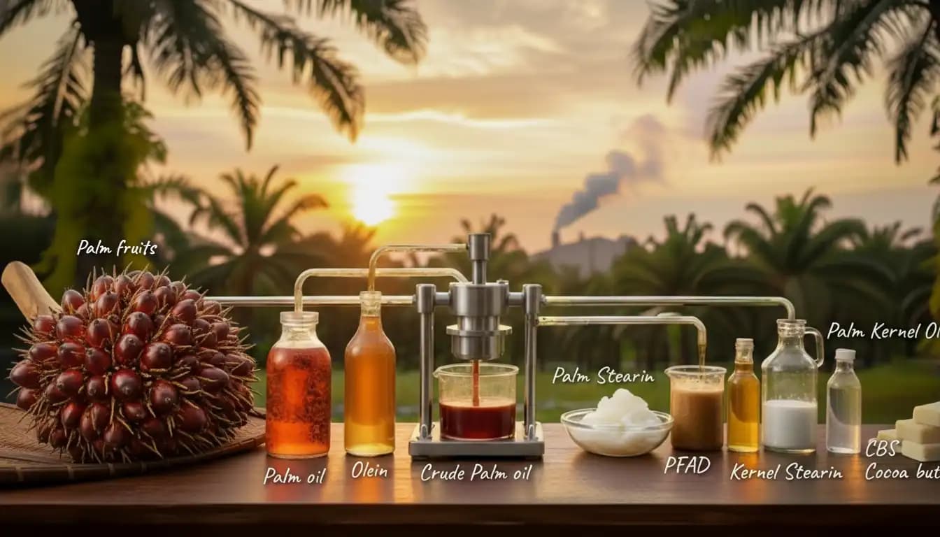 RSPO Palm Derivatives for Food, Candle & Industrial Manufacturing - Bio Green Oils and Fats